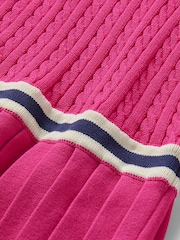 Hatley Pink Pink Yarrow Pleated Cable Dress - Image 3 of 3