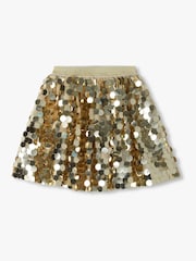 Hatley Yellow Gold Sequin Skirt - Image 1 of 3