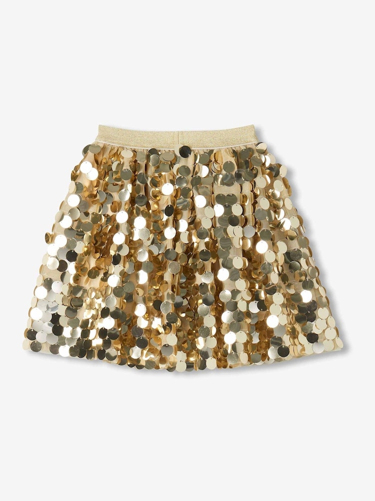 Hatley Yellow Gold Sequin Skirt - Image 2 of 3