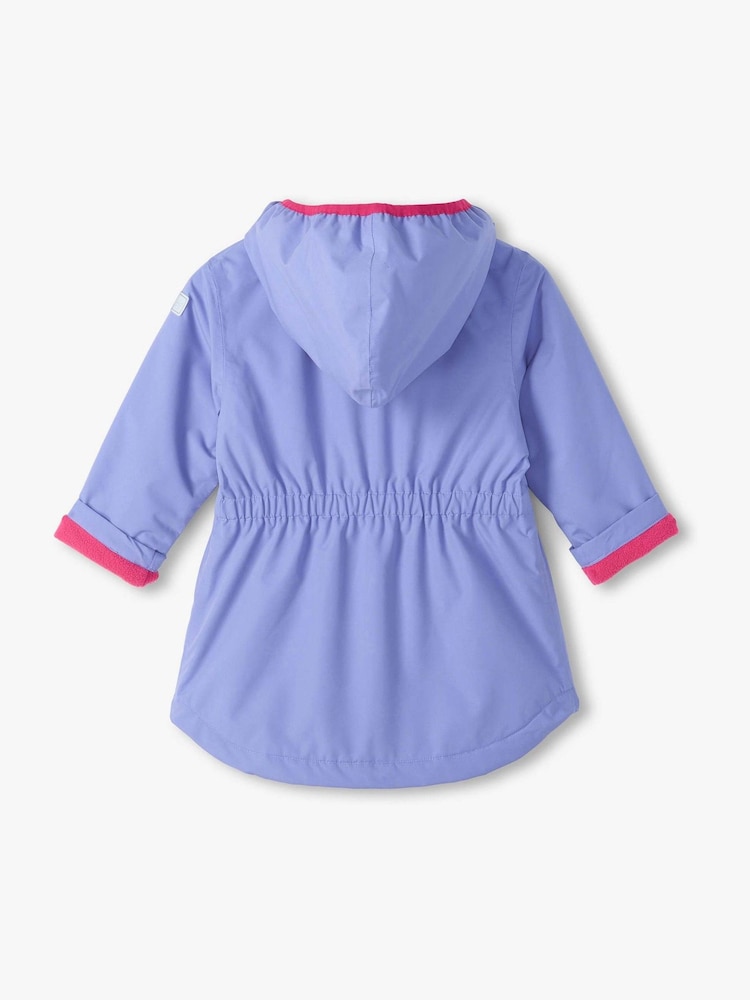 Hatley Purple Pretty Bows Print Reveal Field Jacket - Image 3 of 3