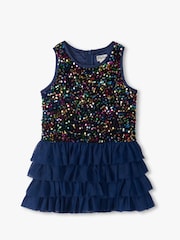 Hatley Rainbow Coins Sequin at Tulle Puff Dress - Larawan 1 ng 3