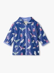 Hatley Blue Colourful Owls Raincoat - Image 1 of 2
