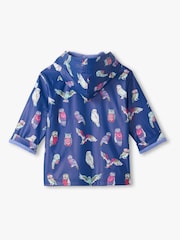Hatley Blue Colourful Owls Raincoat - Image 2 of 2