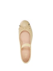Rumena - Dune London Helenas Flexible Sole Elastic balerinke čevlji s plosko peto/brez pete - Slika 5 iz 6