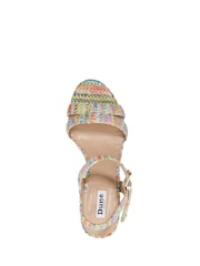 Dune London Multi Merisa 2 Part Block Heel Sandals - Image 5 of 6