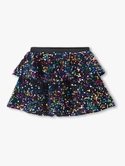 Hatley Rainbow Coins Sequins Flounce Skirt - Larawan 1 ng 3