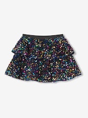 Hatley Rainbow Coins Sequins Flounce Skirt - Larawan 2 ng 3