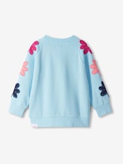 Camisola folgada Hatley Cool Blue Floral - Imagem 3 de 4