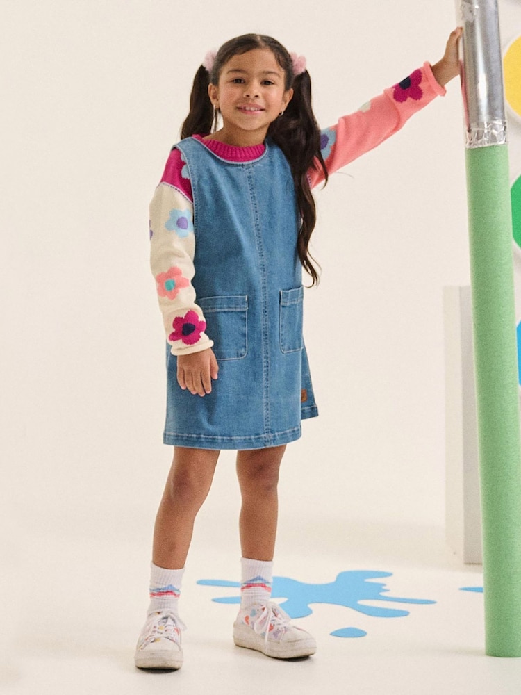Hatley Pink Cute Floral Slouchy Jumper - Image 1 of 4