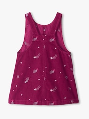 Hatley Purple Embroidered Twilight Pinafore Dress - Image 3 of 4