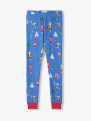 Hatley Blue Blue Nutcracker Cotton Rib Pyjamas Set - Image 4 of 4
