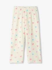Hatley Natural Tiny Bows Relaxed Fit Pyjamas Set - Image 3 of 3