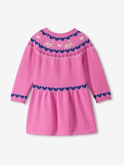 Hatley Pink Pink Pups Flared Pretty Jumper Dress - Image 1 of 3