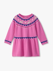 Hatley Pink Pink Pups Flared Pretty Jumper Dress - Image 2 of 3