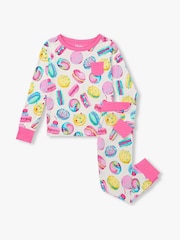Hatley White Macaron Pyjamas Set - Image 2 of 4