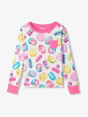 Hatley White Macaron Pyjamas Set - Image 3 of 4