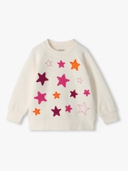 Hatley Natural Super Star Slouchy Pullover Sweat Top - Image 1 of 3