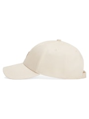 Tommy Hilfiger Cream Monogram Twill Baseball Cap - Image 3 of 4