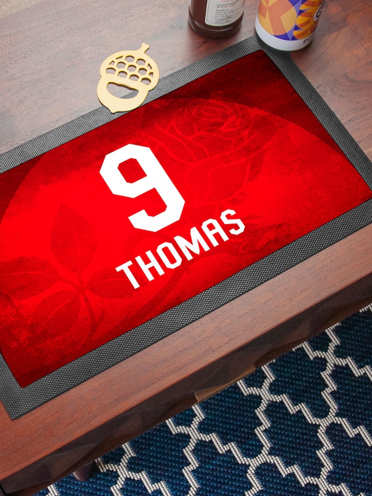Personalised England Rubber Bar Mat by Treat Republic - Image 2 of 3 Personalised England Rubber Bar Mat by Treat Republic - Image 2 of 3