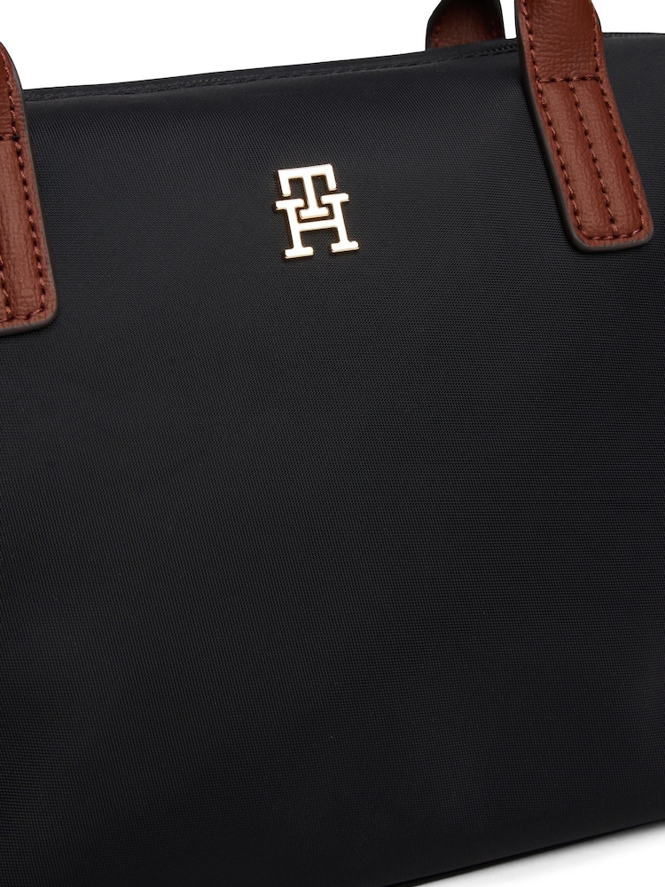 Tommy Hilfiger Black Mini Tote Bag - Image 5 of 5