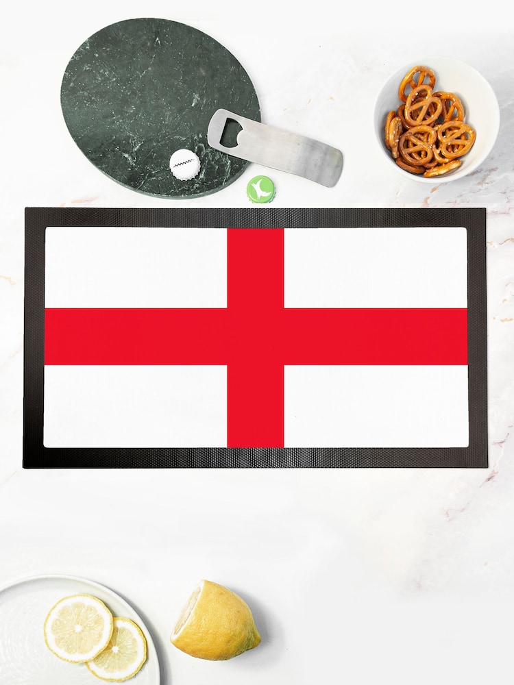 Personalised Flag Rubber Bar Mat by Treat Republic - Image 1 of 4 Personalised Flag Rubber Bar Mat by Treat Republic - Image 1 of 4