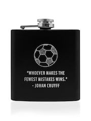 Personalised Football Quote Hip Flask By Treat Republic - Image 3 of 3