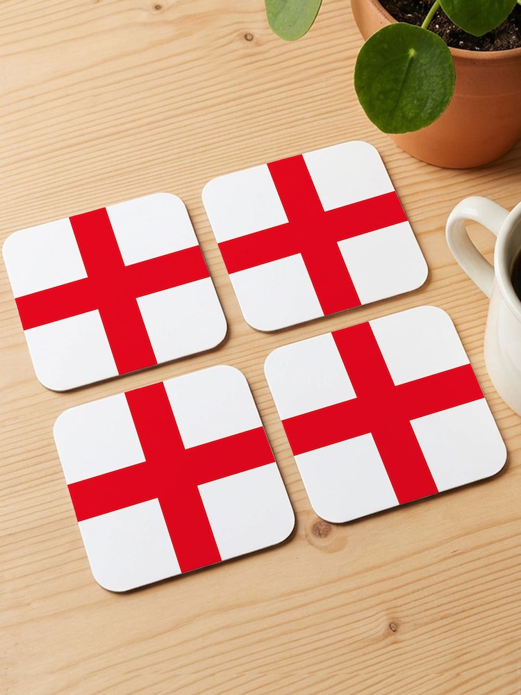 Set of 4 Personalised Set of 4 Fla Dinnerware by Treat Republic - Image 1 of 5 Set of 4 Personalised Set of 4 Fla Dinnerware by Treat Republic - Image 1 of 5