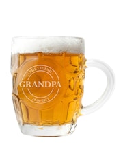 Personalised Football Crest Dimpled Beer Glass - Image 5 of 5