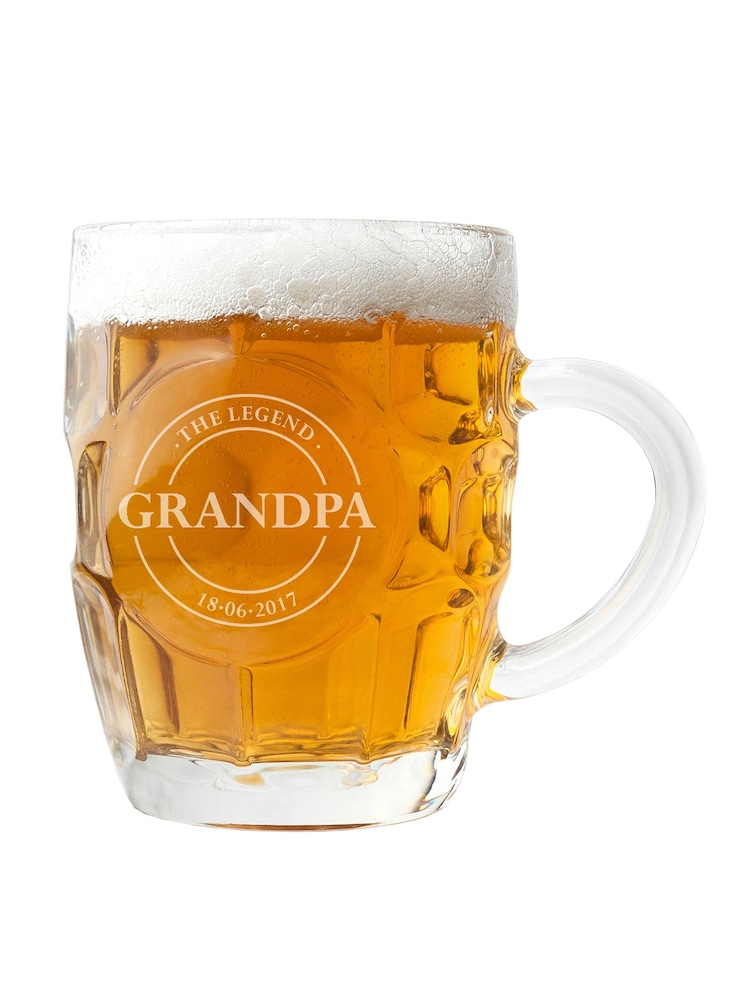 Personalised Football Crest Dimpled Beer Glass - Image 5 of 5 Personalised Football Crest Dimpled Beer Glass - Image 5 of 5