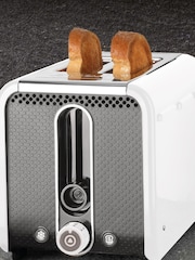 Dualit White 2 Slot Studio Toaster - Image 5 of 6