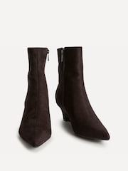Linzi Brown Gallery Wedge Heel Ankle Boots - Image 3 of 5