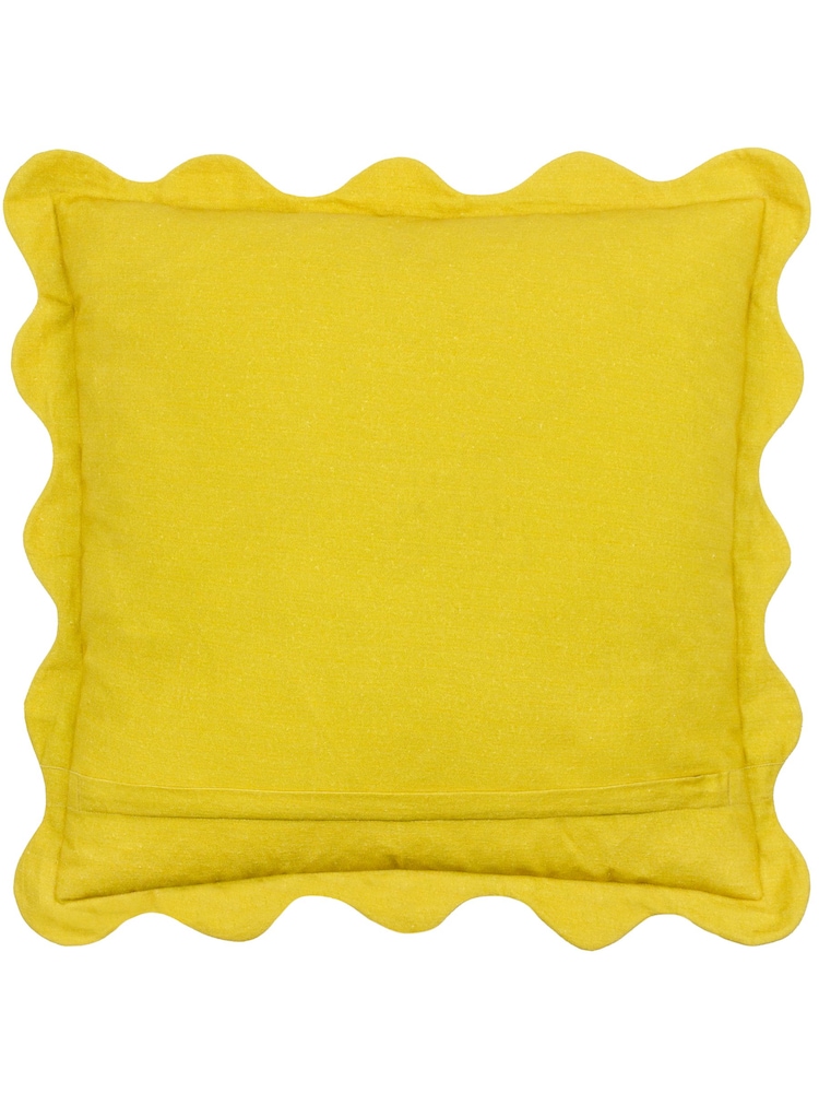 Furn Aqua 100% Cotton Crustaceans Scalloped Cushion - Image 2 of 4 Furn Aqua 100% Cotton Crustaceans Scalloped Cushion - Image 2 of 4