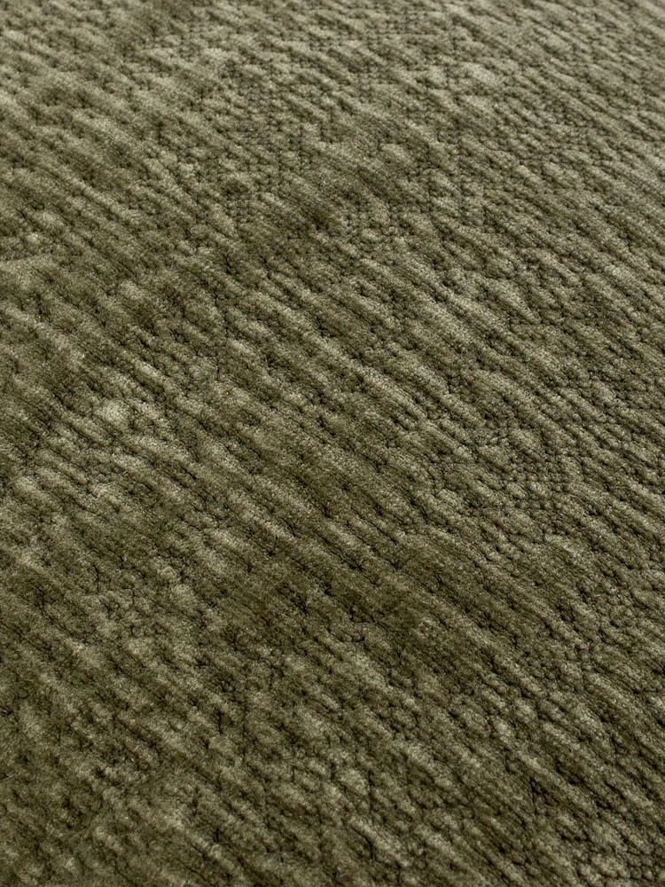 Yard Khaki Khaki Green Osaka Chenille Cushion - Image 5 of 5