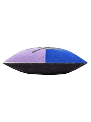 heya home Lilac Blue All Eyes On You Boucle Cushion - Image 4 of 5