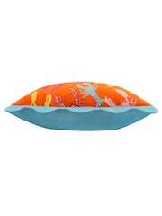 Furn Orangeade 100% Cotton Crustaceans Scalloped Cushion - Image 3 of 4