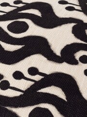 Wylder Tropics Black Laucala Ikat Bohemian Cushion - Image 4 of 5