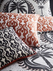 Wylder Tropics Black Laucala Ikat Bohemian Cushion - Image 5 of 5