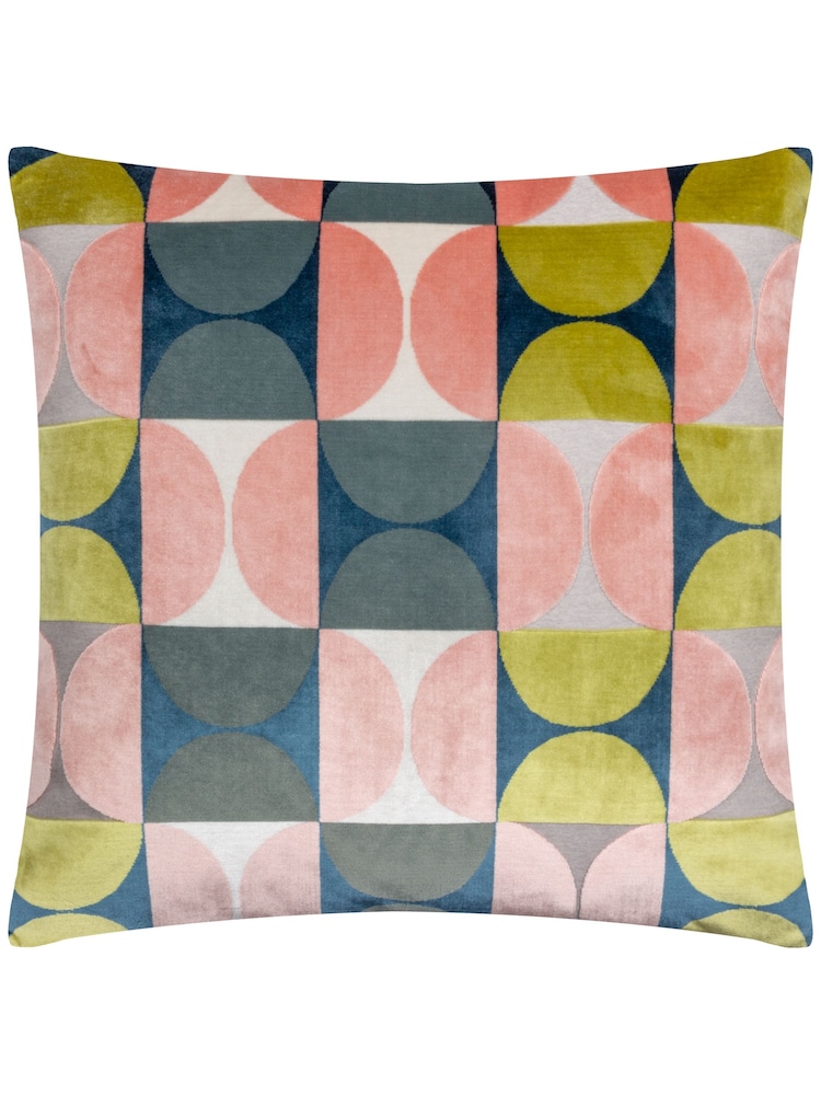 Riva Paoletti Bardot Cut Velvet Cushion - صورة 1 من 4