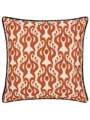 Wylder Tropics Sunset Laucala Ikat Bohemian Cushion - Image 1 of 5
