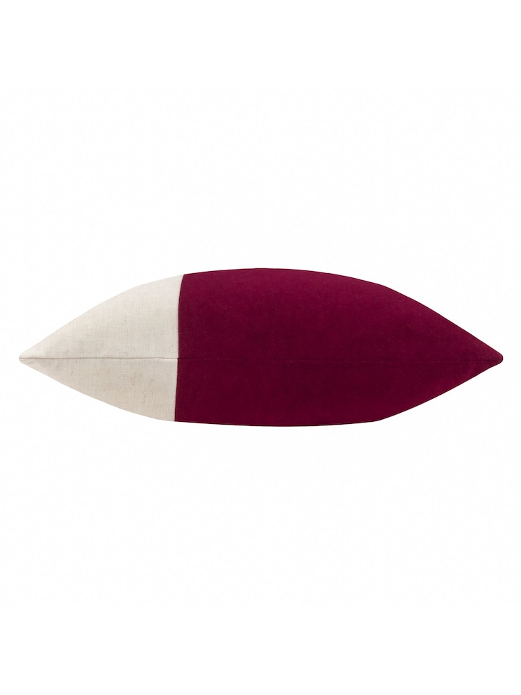 Furn Cherry Coba Washed Velvet Cushion - Image 2 of 3 Furn Cherry Coba Washed Velvet Cushion - Image 2 of 3