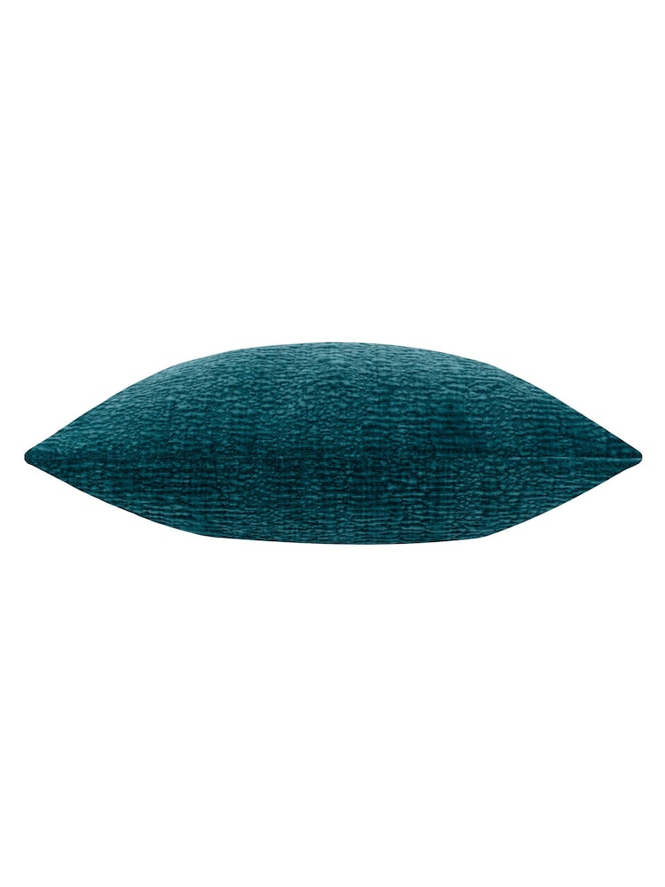 Yard Petrol Osaka Chenille Cushion - Image 2 of 3