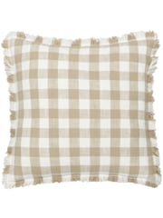 Yard Barton Check Yarn Dyed 100% Cotton Cushion - صورة 2 من 4