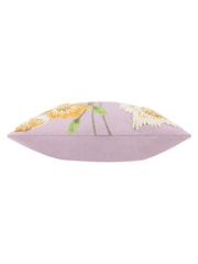 Wylder Chrysantha Embroidered 100% Cotton Cushion - Bild 3 von 4