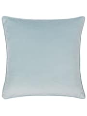 Furn Pink Let's Grow Piped Velvet Cushion - Image 3 of 6