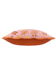Furn Sandy Pink 100% Cotton Scalloped Cushion - Image 3 of 4