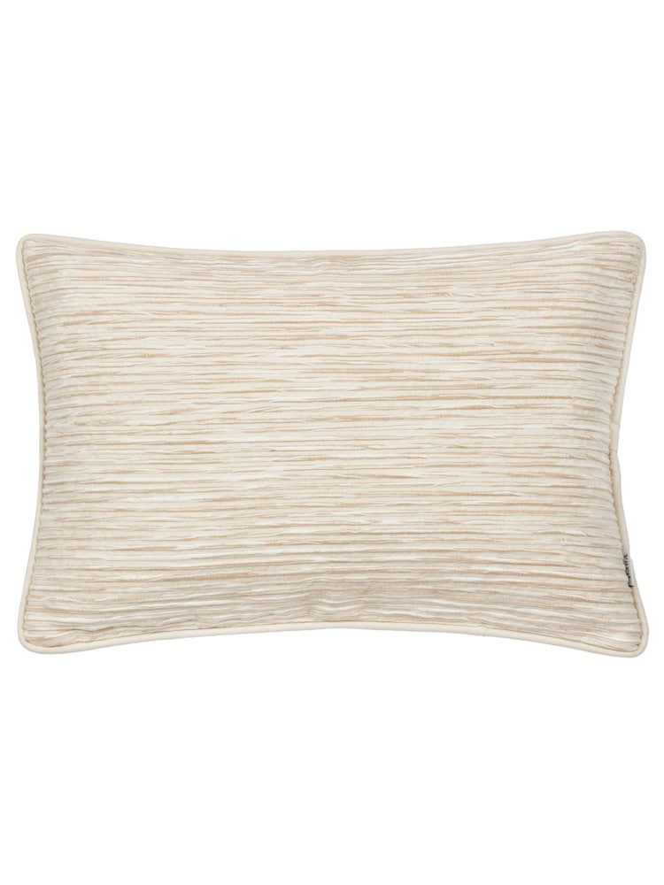 Yard Natural Cove Ribbed 100% Cotton Cushion - Image 1 of 4 Yard Natural Cove Ribbed 100% Cotton Cushion - Image 1 of 4