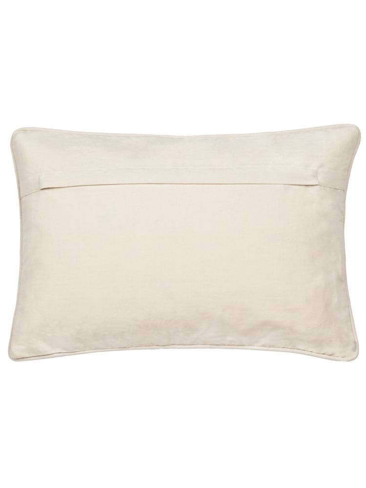 Yard Natural Cove Ribbed 100% Cotton Cushion - Image 2 of 4 Yard Natural Cove Ribbed 100% Cotton Cushion - Image 2 of 4