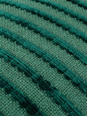 Furn Teal Giyla Chenille Cushion - Image 3 of 3