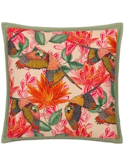 Wylder Multicolour Iniko Parrots Tropical Cushion - Image 1 of 4