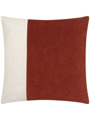 Furn Brick Coba Washed Velvet Cushion - Image 1 of 3